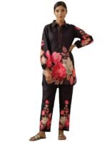 Women's Dress Batik V-Neck CO-ODS Set for Women (CO-ODS 97 BATIK)