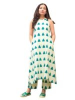Rayon Floral Kurti Festive Regular Fit Kurta Set for Women