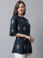 Women's Viscose Printed Short Kurti - Image 2