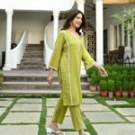 Women Cotton Blend Co-Ord Set - Image 3