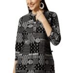 Women's Cotton Printed Short Regular Kurti