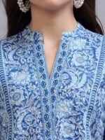 Women's Viscose Rayon Floral Printed Top | Short Kurta - Image 2