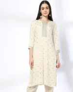 Women All-Over Print Straight Kurta