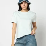 Women Regular Fit Crew-Neck T-Shirt