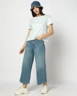 Women Regular Fit Crew-Neck T-Shirt - Image 4