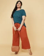 Printed Plus Size Round-Neck T-Shirt - Image 2