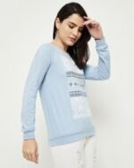 Women Floral Print Regular Fit Round Neck T-Shirt - Image 4