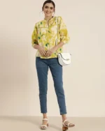 Women Regular Fit Floral Top - Image 2
